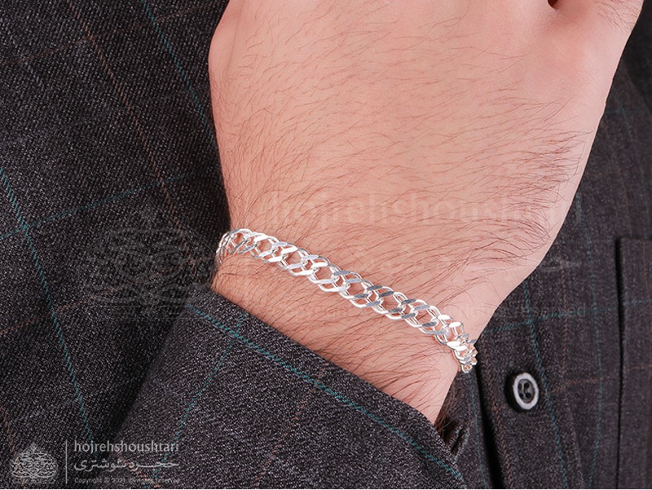 خرید دستبند نقره مردانه با بهترین قیمت و کیفیت