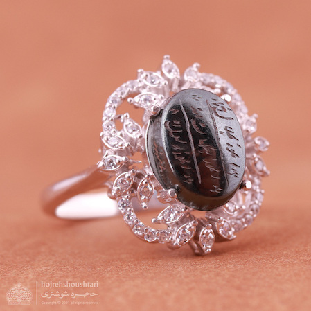 انگشتر نقره حدید D2027