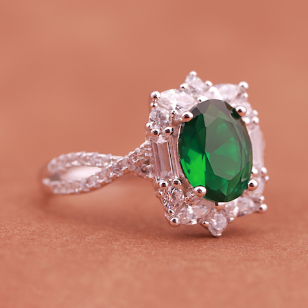  انگشتر جواهری زنانه D2121