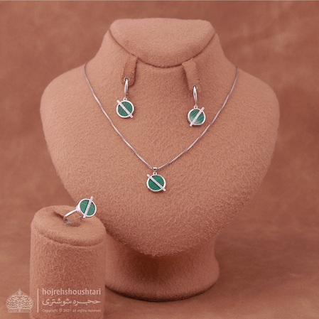 نیم ست نقره رادیوم DN148