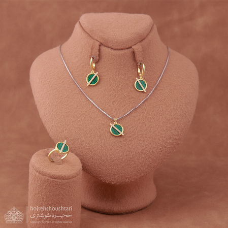 نیم ست مالاکیت DN146