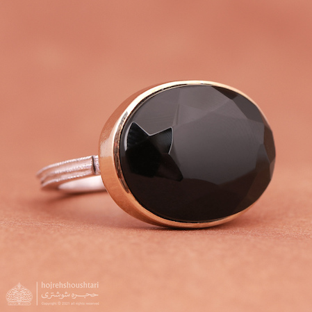  عقیق یمنی مشکی T1881