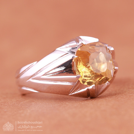  انگشتر سیترین T1828 