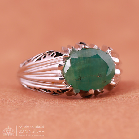 انگشتر زمرد زامبیا T1833
