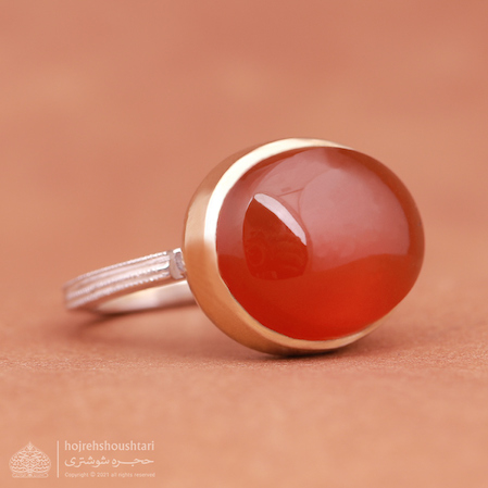 انگشتر نقره عقیق T1920