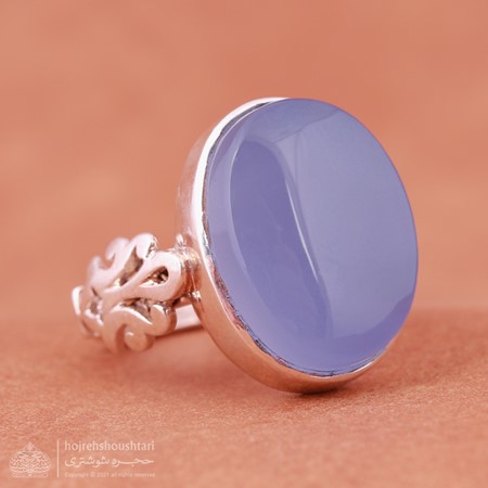 انگشتر عقیق آبی T1682