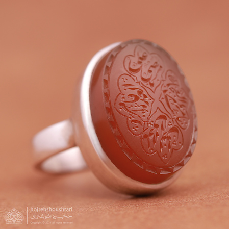  انگشتر عقیق یمنی خطی T1966