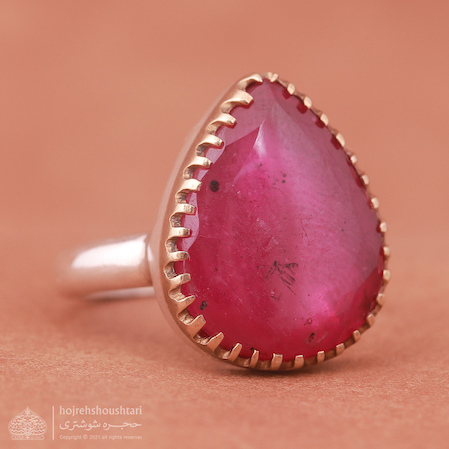 انگشتر یاقوت سرخ آفریقایی