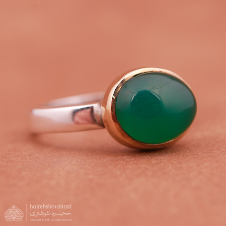  عقیق سبز حرز دار D2116