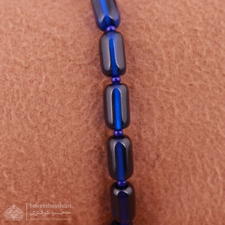 دستبند آبی کهربا DD222