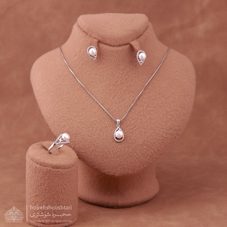 نیم ست نقره رادیوم DN164