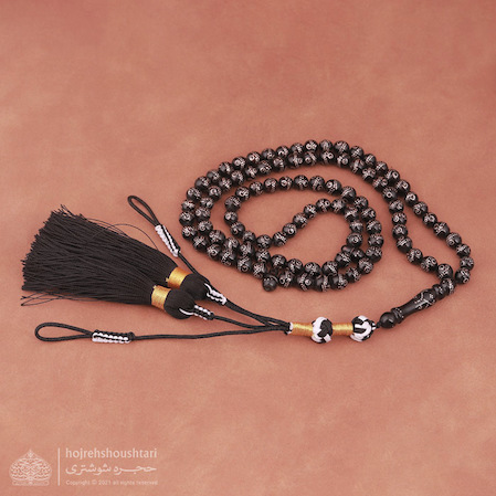 تسبیح نقره کوب یسر مصری 101 دانه 