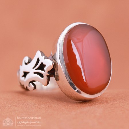 انگشتر نقره عقیق T1598