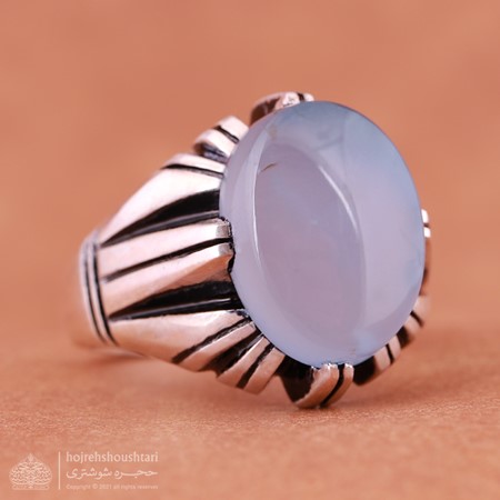 انگشتر عقیق یمنی کبود T1657