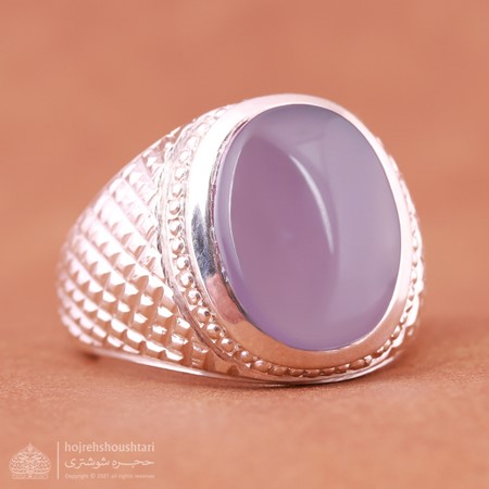 انگشتر نقره عقیق کبود T1665