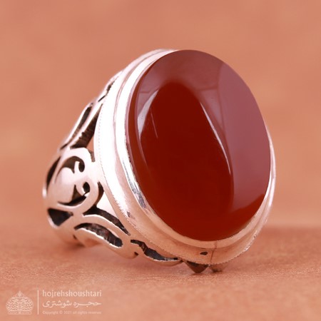 انگشتر مردانه عقیق T1669