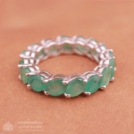  انگشتر زمرد زنانه T1893